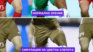 Българският футбол в подкрепа на хората, страдащи от далтонизъм