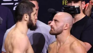 Ще се лее кръв! Махачев и Волкановски минаха кантара
