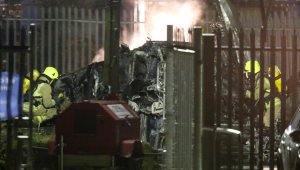 Каспер Шмайхел тръгнал да спасява Вишай от горящия хеликоптер, полицията го спряла