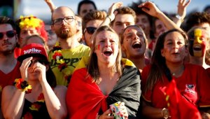 Безредици по улиците на Белгия след загубата от Франция