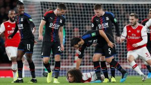 Арсенал профука два гола преднина срещу Кристъл Палас