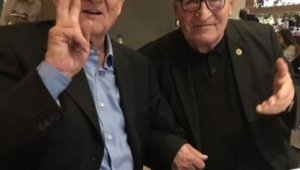 Пената и Люпко на една маса на рождения ден на Гриша Ганчев