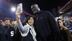 Девствена милионерка седна в скута на Шакил + СНИМКИ