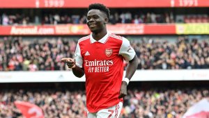 Букайо Сака влезе в историята на Артилеристите