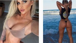 Мис Дупе и бивше нежно лице на Moto GP лъсна чисто гола + СНИМКИ