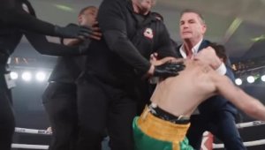 Удар с глава, среден пръст и здраво меле в бокс без ръкавици (ВИДЕО)