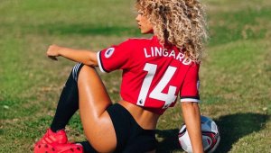 Лингард черпи сили от ослепителна красавица + ГАЛЕРИЯ