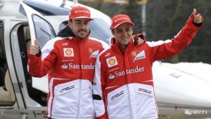 Във Ферари не очакват напрежение между Алонсо и Маса