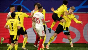 Мощен Халанд влачи страхливия Дортмунд към славата