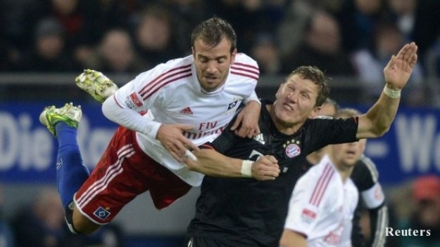 Байерн изяде Хамбургер на три хапки