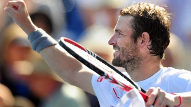 Марди Фиш и Ернест Гулбис на финала в ЛА