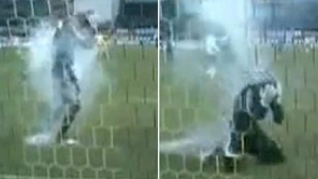 Служебно 0:3 за Зенит заради фойерверките