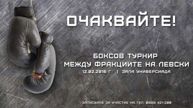 Свободата да избираш - IV боксов турнир между феновете на Левски