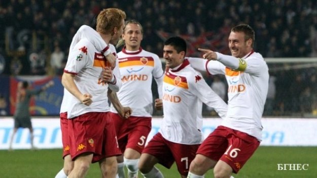 Рома се изравни с Милан след 2:0 в Болоня