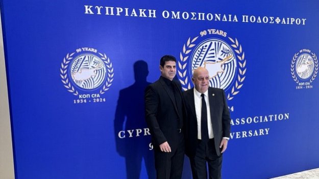 Георги Иванов уважи 90-годишнината на Кипърската футболната федерация