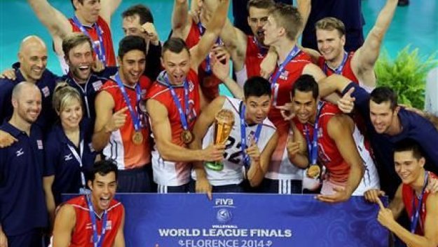 САЩ удари Бразилия във финала на Световната лига
