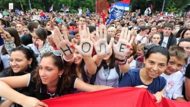 Кралско посрещане за Джокович в Белград
