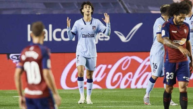 Атлетико разби Осасуна с 5:0, Жоао Феликс с два гола