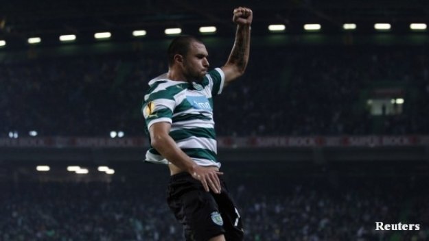 Божинов с 22 минути при загуба на Спортинг от Брага