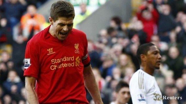 Ливърпул си го изкара на Суонзи