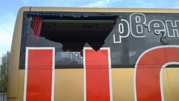 Вандалщина: Потрошиха автобуса на ЦСКА