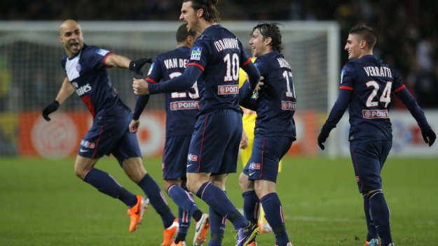 Ибра изригна с уникален гол срещу Нант