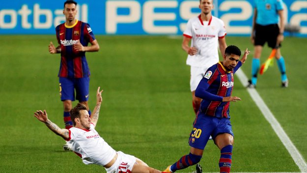 Барса стъпи накриво срещу Севиля