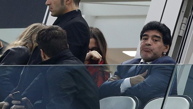 Марадона впечатлен от стадиона на Ювентус