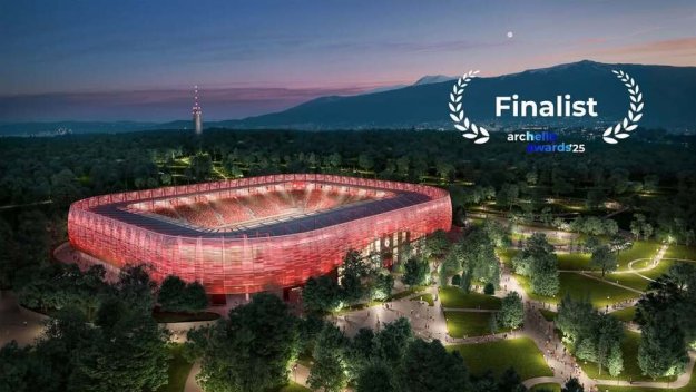 ЦСКА куфее: Новата "Армия" е финалист в Archello Awards 2025