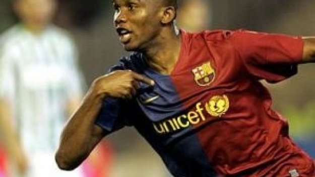 Eто’о вече има 101 гола за Барса в Примера