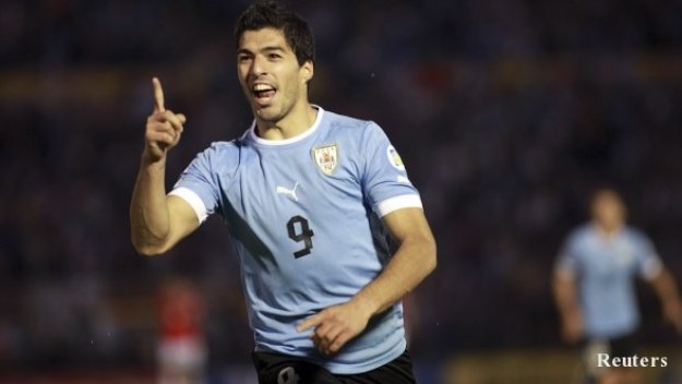 Луис Суарес вкара на Русия, но Уругвай не успя да бие