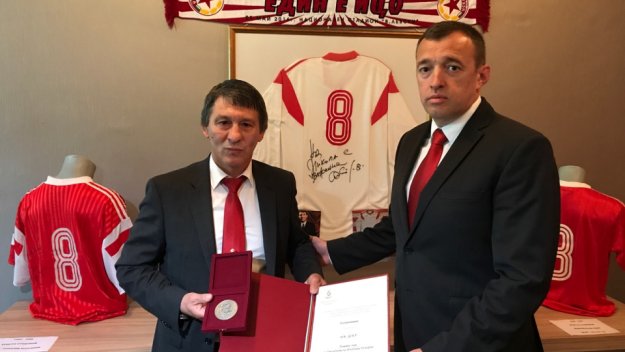 И президентът Румен Радев поздрави ЦСКА за юбилея