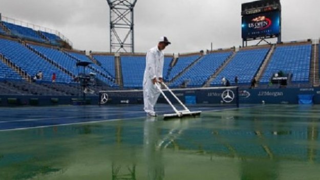 Проливни дъждове провалиха днешната програма на US Open