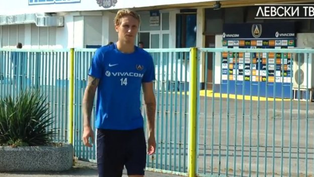 Вашчук с първа тренировка в Левски, дебютира срещу Етър + ВИДЕО