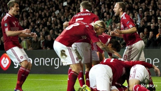 Дания матира Португалия, Кристияно на бараж