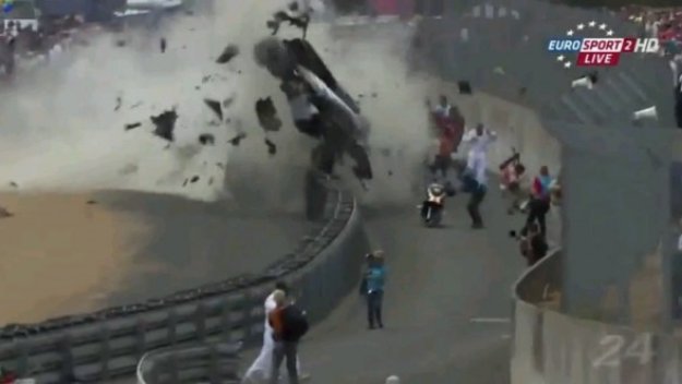 Зловеща катастрофа в 24 часа на Льо Ман + ВИДЕО