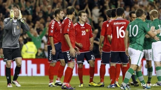 Армения се жалва на УЕФА за съдийската тесла в Ирландия
