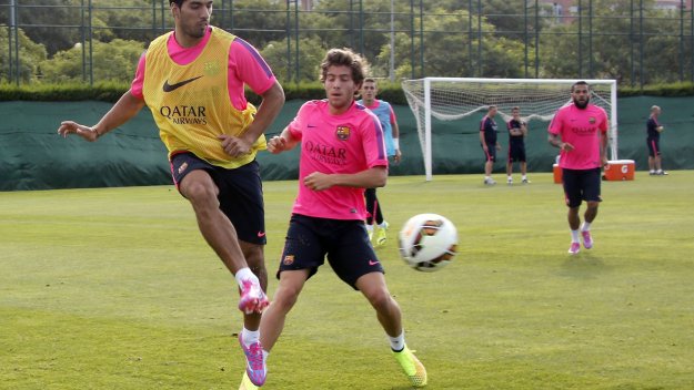 Суарес с 2 гола в тренировъчен мач