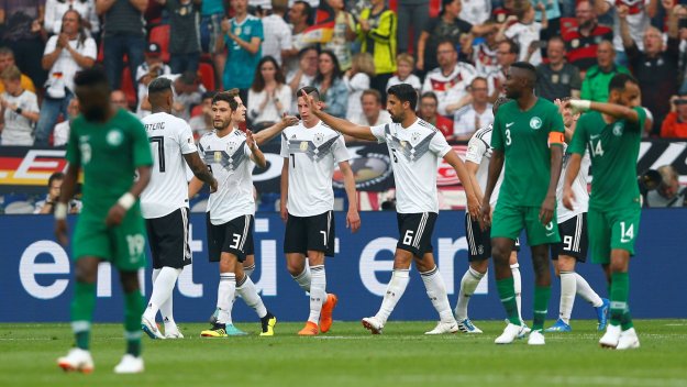 Аларма! Германия трепери за 2:1 над арабите в Леверкузен + ВИДЕО