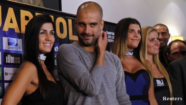 Пеп пожелал да говори на немски език на представянето си