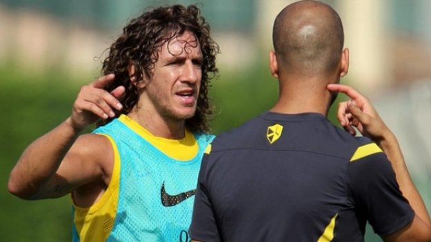 Пуйол вече тренира нормално