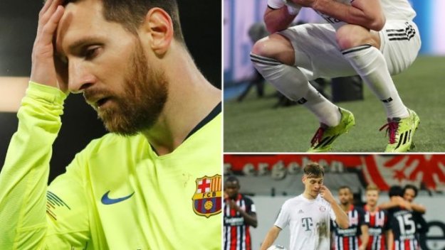 Срам за Реал, Барселона, Байерн... Вижте сензациите на 2019 г.