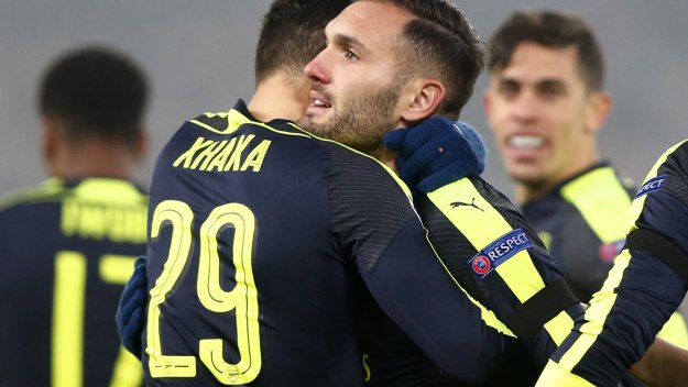 Арсенал отнесе Базел с 4:1, Лукас Перес с хеттрик