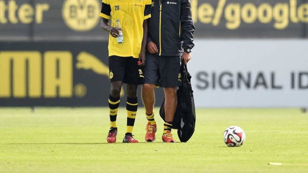 Адриан Рамос с първа тренировка за Борусия Дортмунд