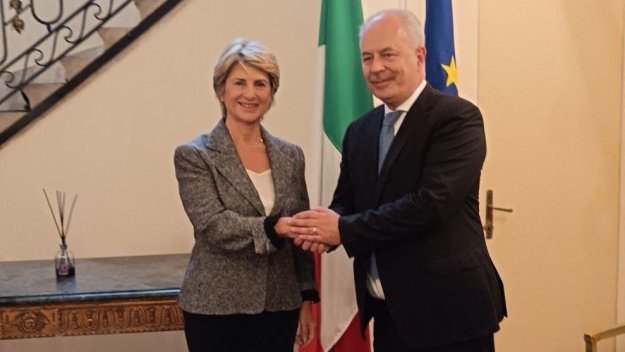 Председателят на БОК Лечева и посланикът на Италия със съвместни инициативи 