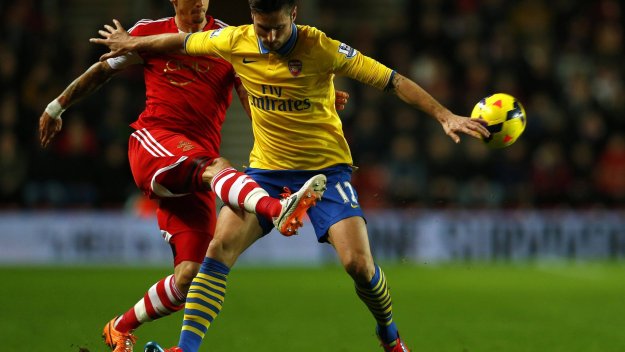 Саутхямптън спря Арсенал