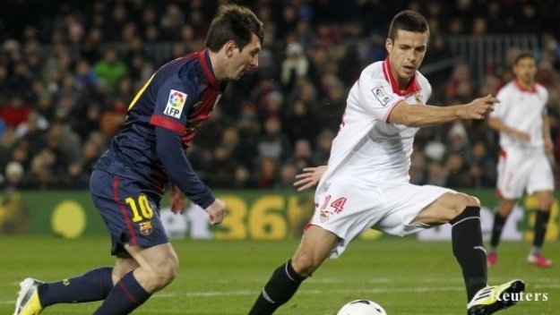 Барселона обърна трудно Севиля