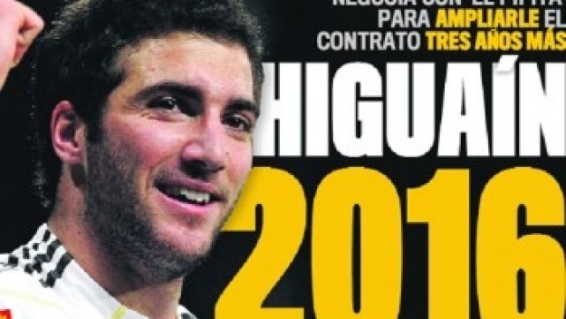 Игуаин на &bdquo;Бернабеу&rdquo; до 2016