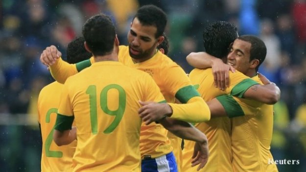 Неймар с два гола, Бразилия отнесе и Япония