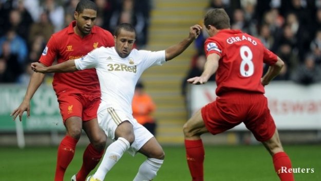 Ливърпул взе само точка от Суонзи